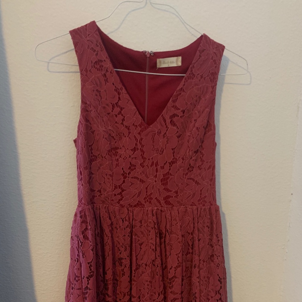 Altar’d State Red Lace Dress